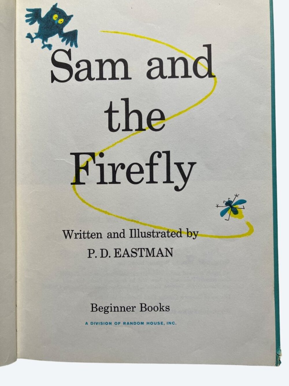 Sam And The Firefly P.D. Eastman 1958 Beginner Books Hardcover Book Club Edition - Picture 2 of 16